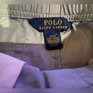 POLO RALPH LAUREN KIDS SHORTS 3/3T PALE HEATHER GREY (EXCELLENT CONDITION)
